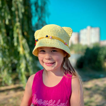 Bucket hat with ears