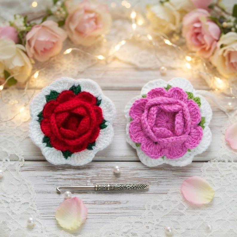 Crochet 3D Flower iPod Bag Pattern – Mini Pouch PDF + Video Tutorial