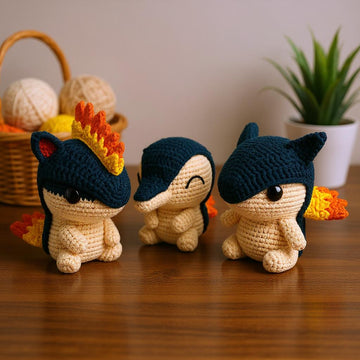 Cyndaquil, Quilava & Typhlosion