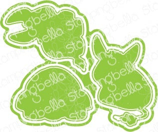 Stamping Bella Cut It Out Dies - Donkey Trio Stuffies