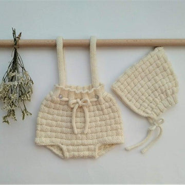 Picnic Baby Bloomers and Pixie Hat | 0-24 months