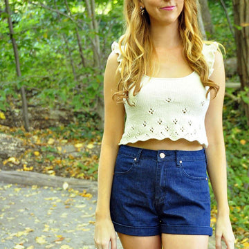 Twirl of Your Dreams Crop Top and Skirt