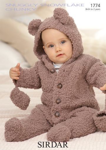 Mittens and All-In-One in Sirdar Snuggly Snowflake Chunky - 1774 - Downloadable PDF