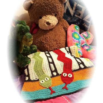 Hugs and Hisses Baby Blanket