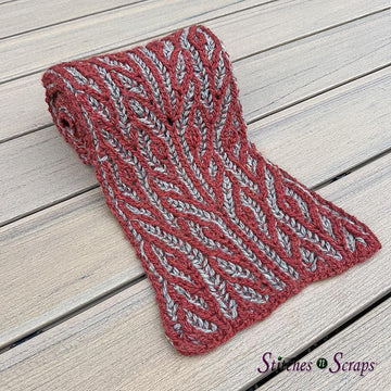 Rust and Shadows Scarf