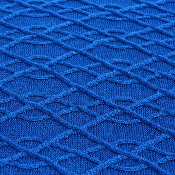 Diamonds Cabled Blanket