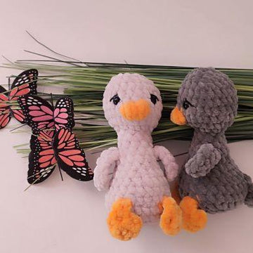 Crochet Pattern Goose Keychain, Duck Amigurumi
