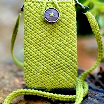 Mobile phone crossbody shoulder bag crochet pattern T13