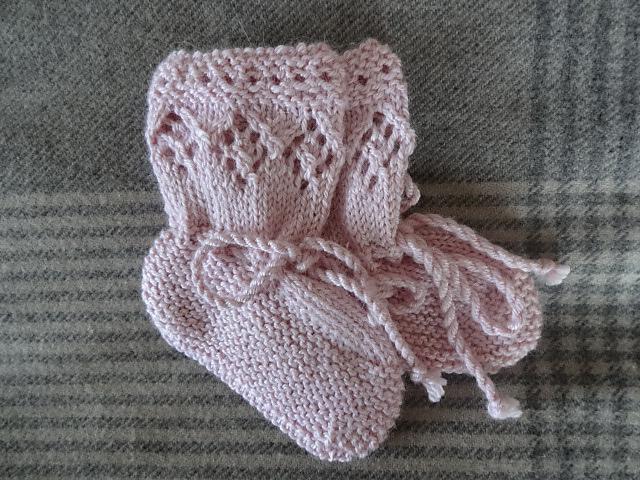 Lace and Eyelet Bootees