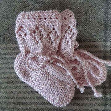 Lace and Eyelet Bootees
