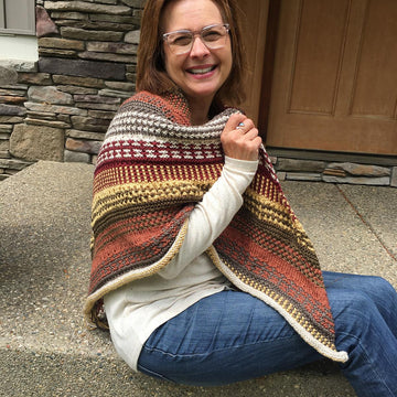 Autumn Shenanigans Shawl