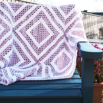 When granny square meets garter stitch