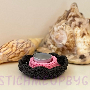 Tea light candle holder/trinket dish pattern