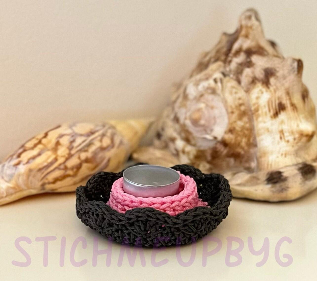 Tea light candle holder/trinket dish pattern