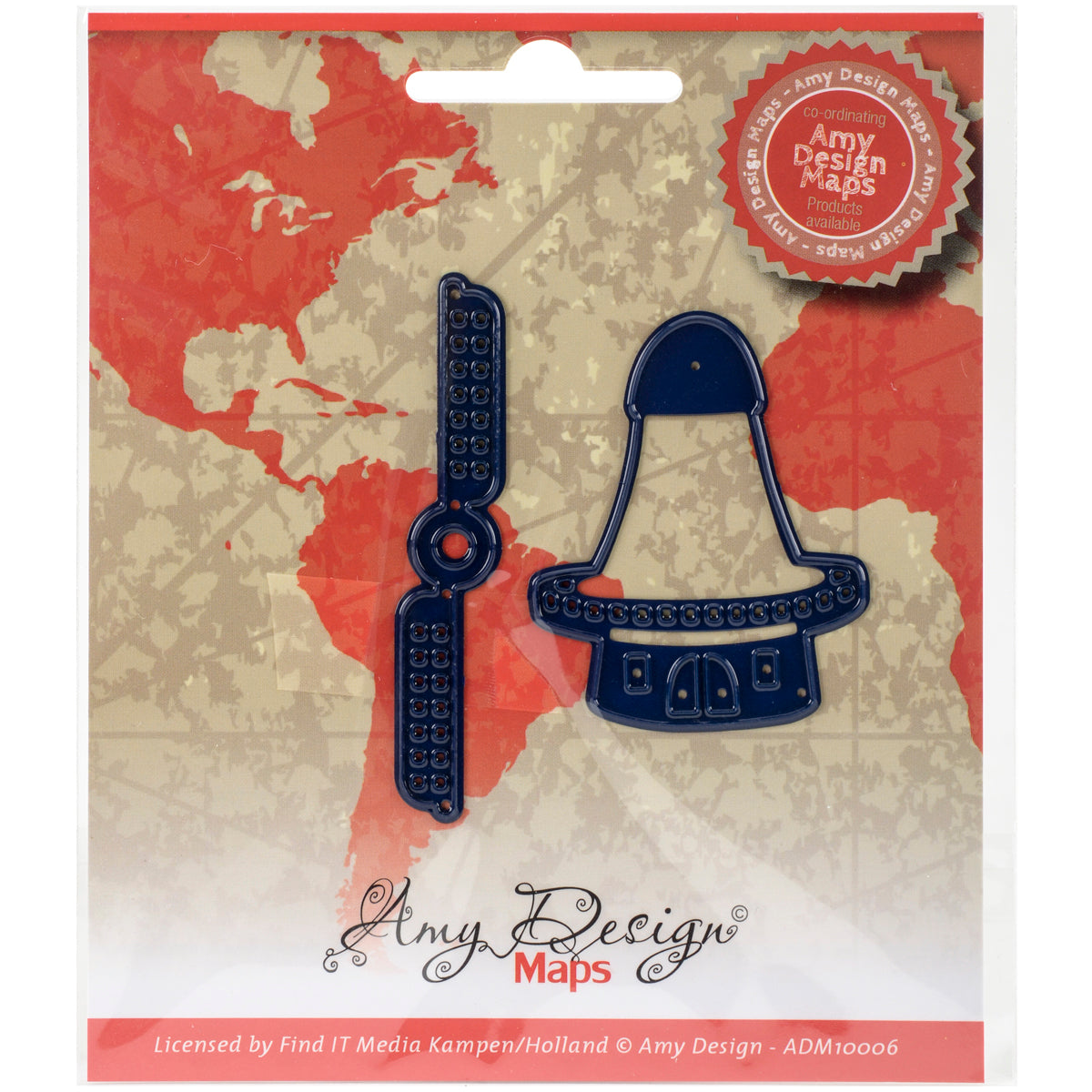 Find It Trading Amy Design Map Die - Windmill