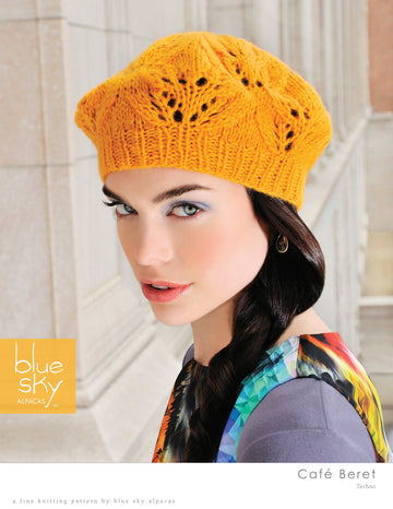 Blue Sky Fibers Caf Beret