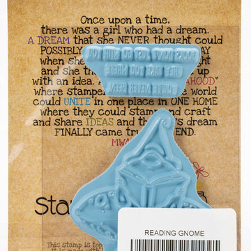 Stamping Bella Cling Stamps - Reading Gnome