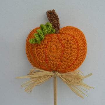 A pumpkin decoration