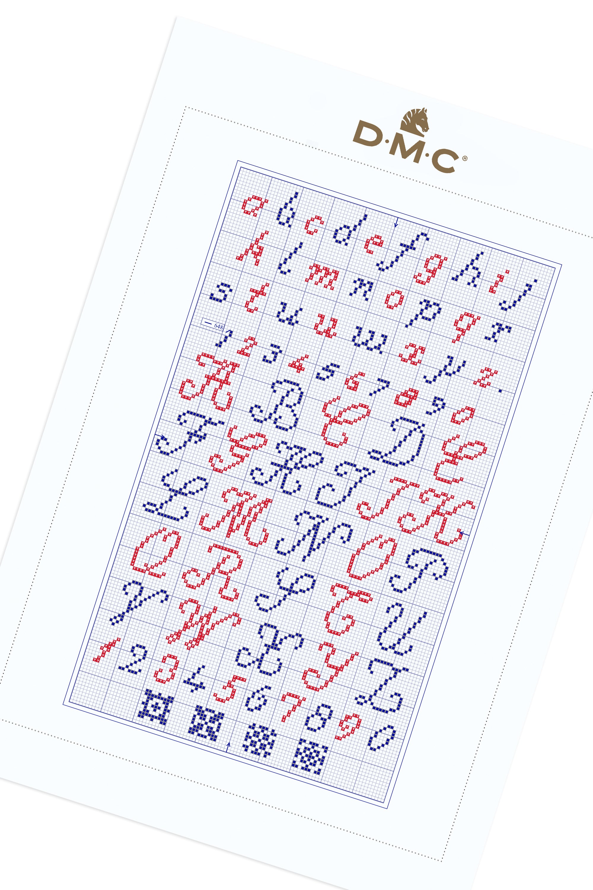 Point de marque 1 in DMC - PAT0268 -  Downloadable PDF