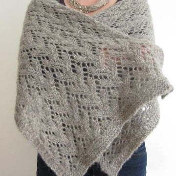 Felted Lace Wrap