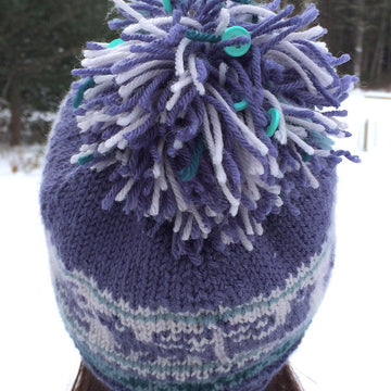 Lion in Winter Hat