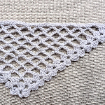 Crochet Bandana/Shawl Pattern/Chart #29