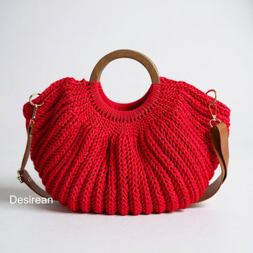 Siena Herringbone Handle Bag