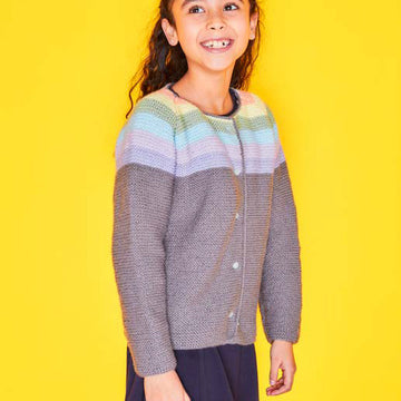 Paintbox Cardigan - Free Knitting Pattern in Paintbox Yarns Simply DK