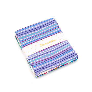 LoveCrafts Painterly Blooms Fat Quarter Bundle - Evening Bundle