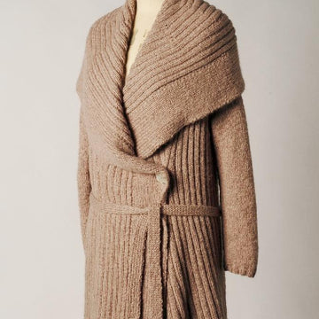 Shawl collar wrap