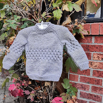 Gray Diamond Raglan Sweater