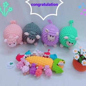Mother sheep-crochet pattern- PDF file- English