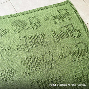 Truck Digger Blanket