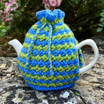 Cornflower 2 Cup Teapot Cosy Knitting Pattern