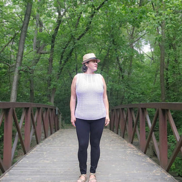 Wenonah Filet Crochet Top