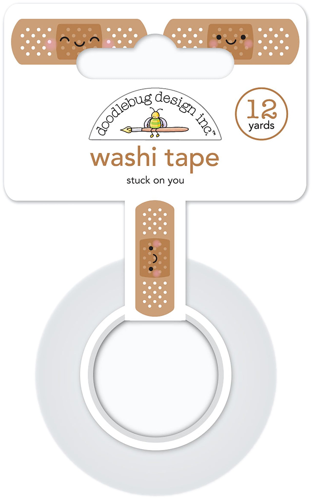 Doodlebug Washi Tape 15mmX12yd - Stuck On You