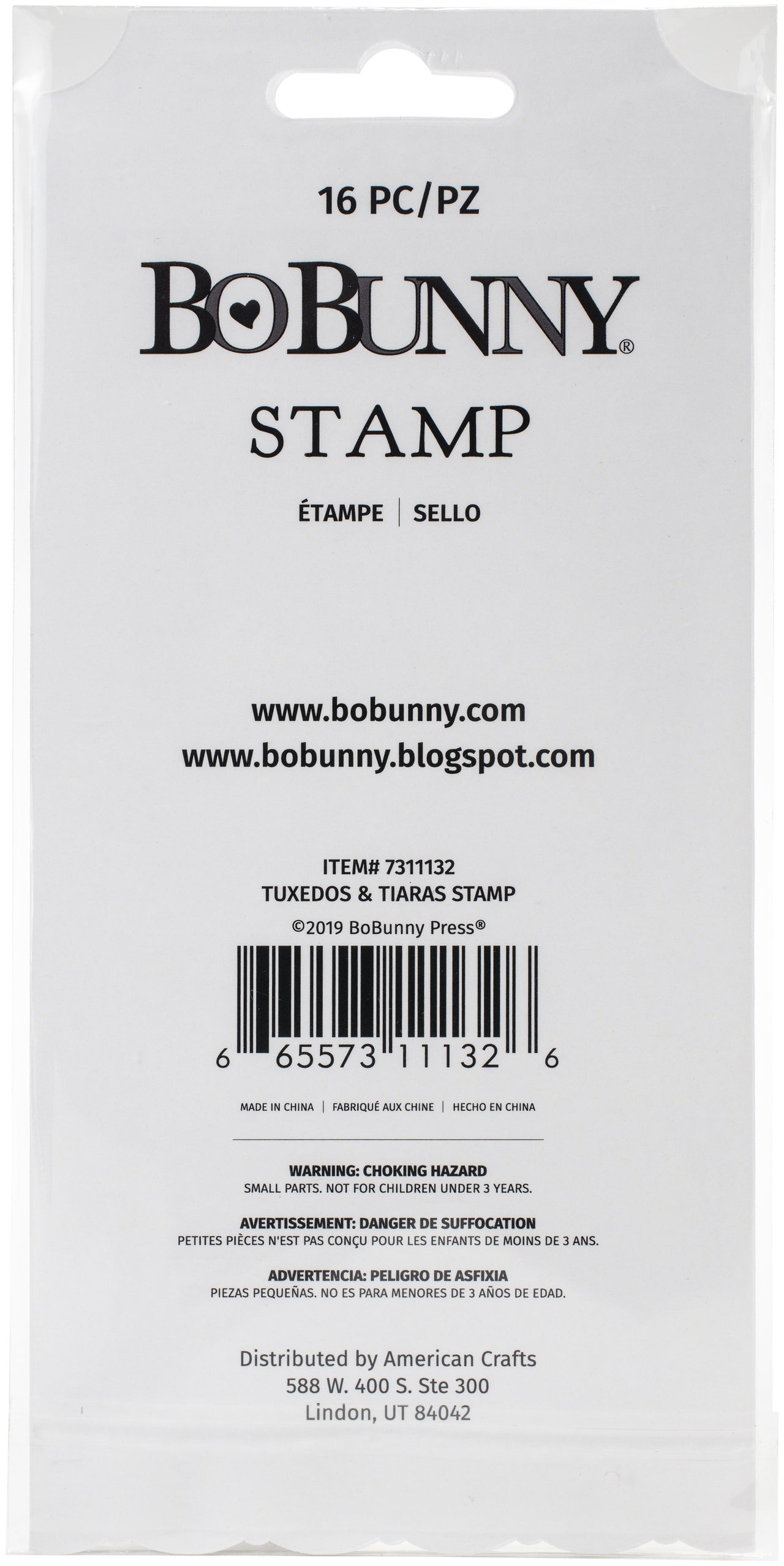 American Crafts BoBunny Clear Stamps 4"X6" - Tuxedos & Tiaras