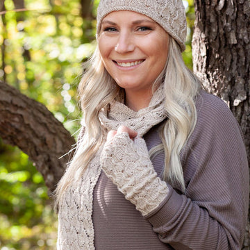 Fallberry Mitts, Hat, and Scarf