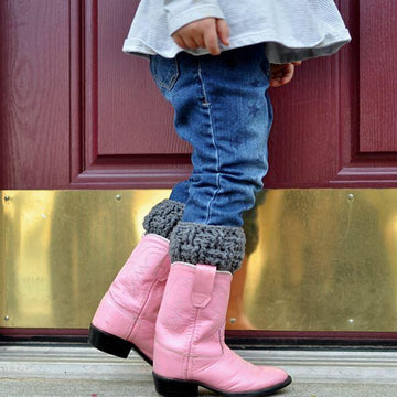 Texture Weave Boot Cuffs