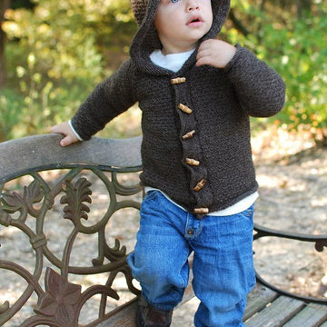 Sugar Bear Hooded Cardi