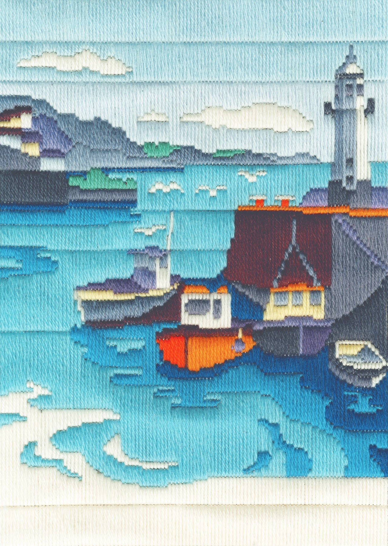 Bothy Threads Fishermen's Rest Long Stitch Kit - 19 x 27cm 