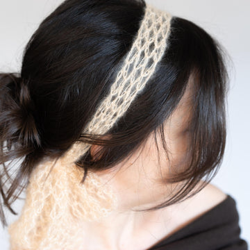 Mohair Simple Mesh Headband