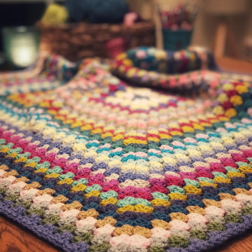 Colour me happy blanket