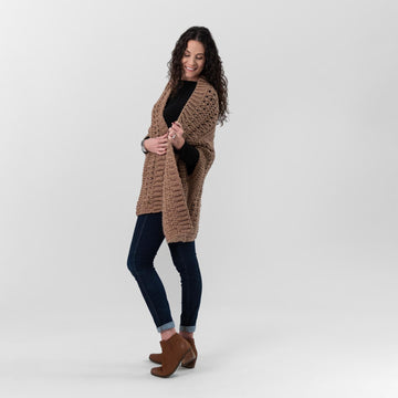 City Chic Fold Over Shrug