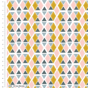 Craft Cotton Company Kitty Garden - Geo Blender