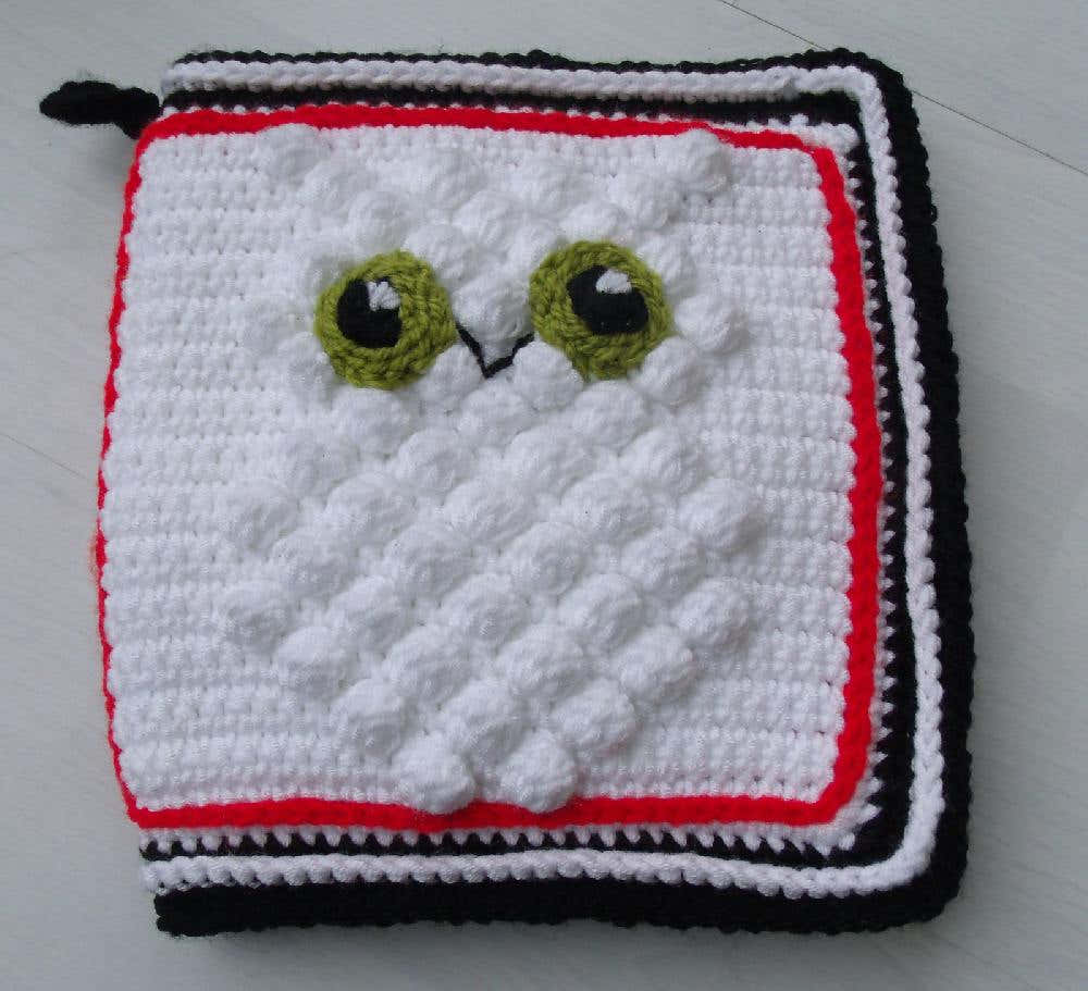 Baby Book Toy High Contrast with Bobble Texture
