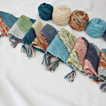 Scrappy Scarf / Perfect Stash-Busting Knitting Pattern