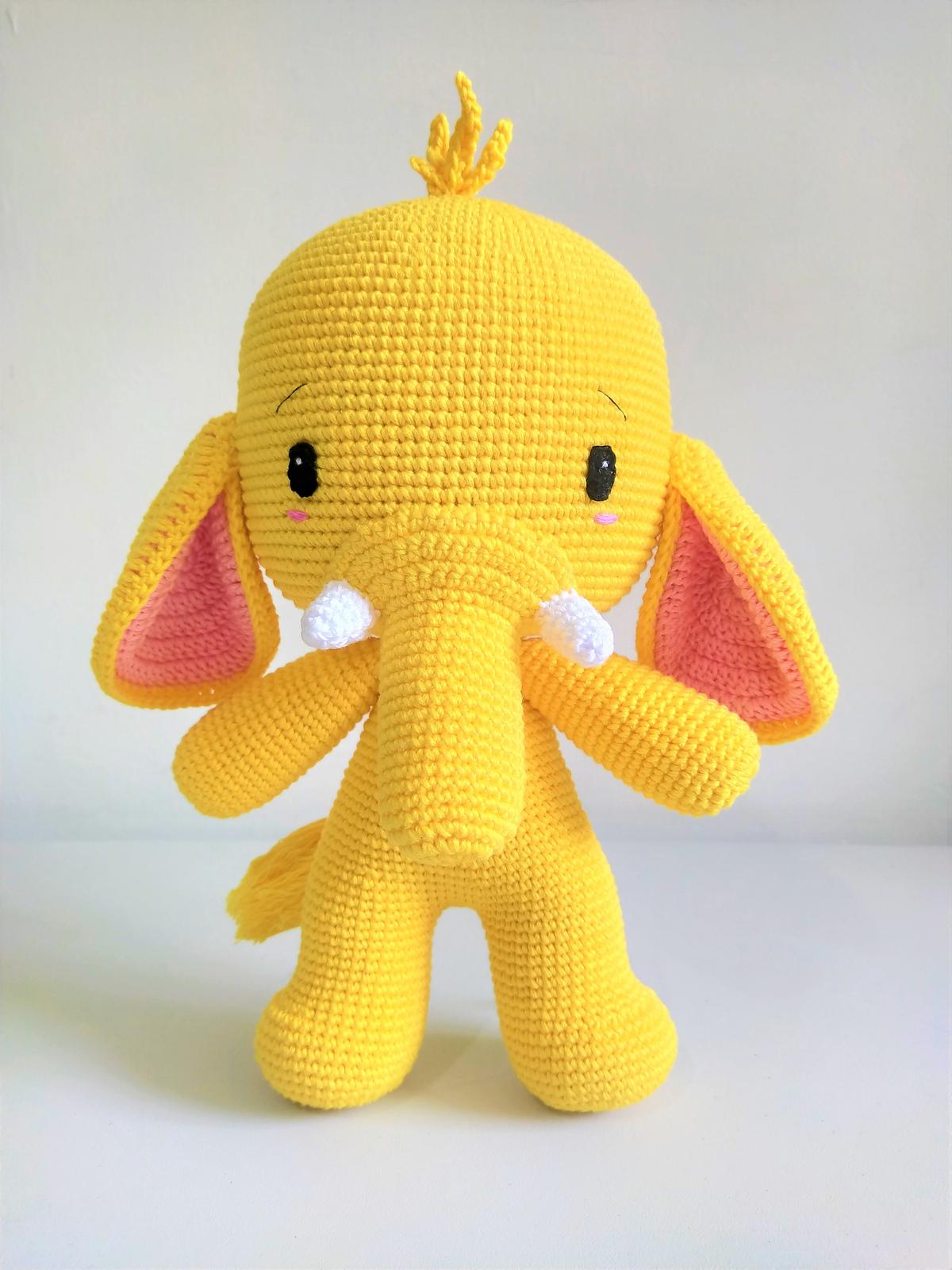 Elephant Doll Amigurumi Crochet Pattern