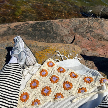 Cool Granny Square Bandana