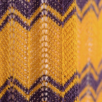 Purple Gold Scarf